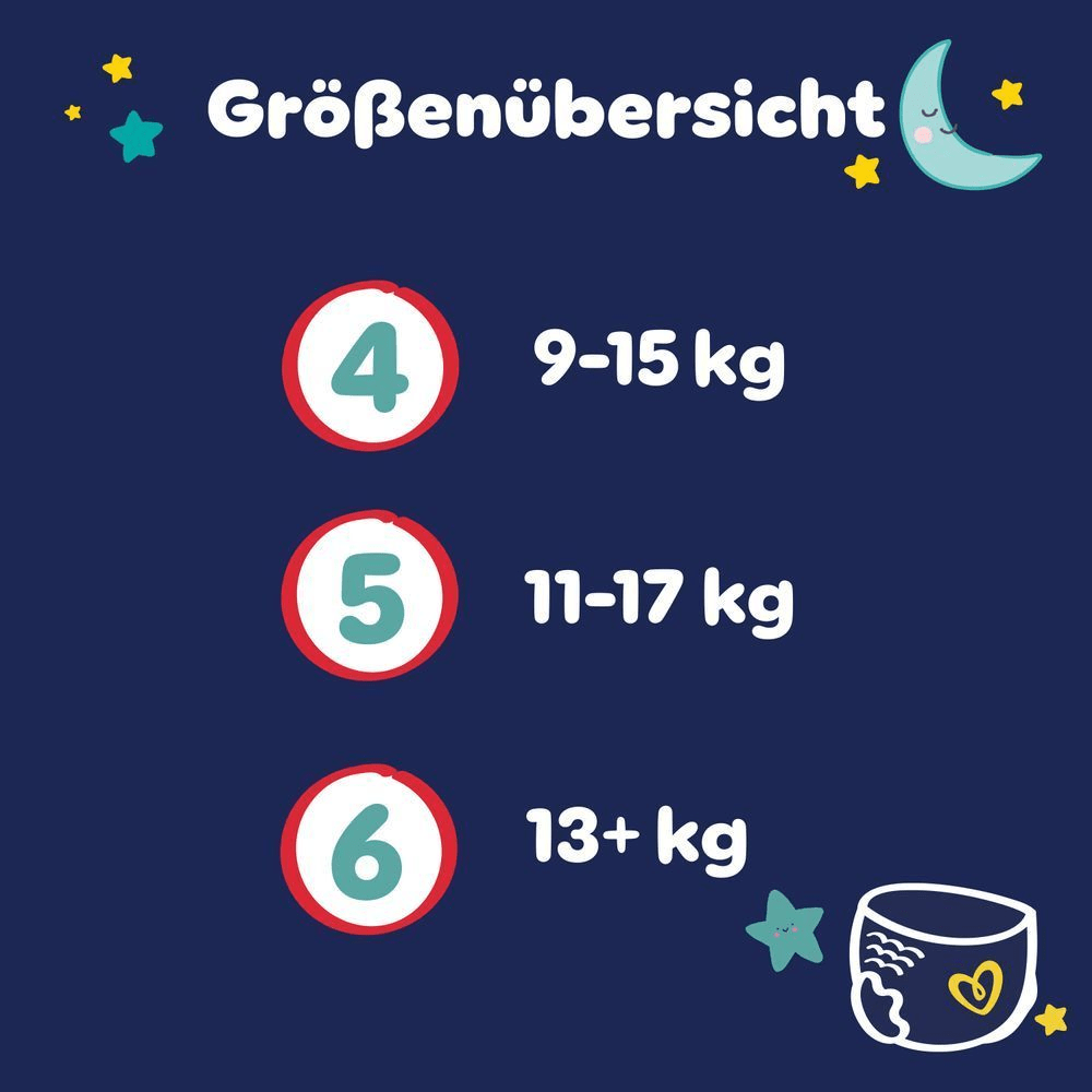Bild: Pampers Night Pants Größe 4, 9kg-15kg 