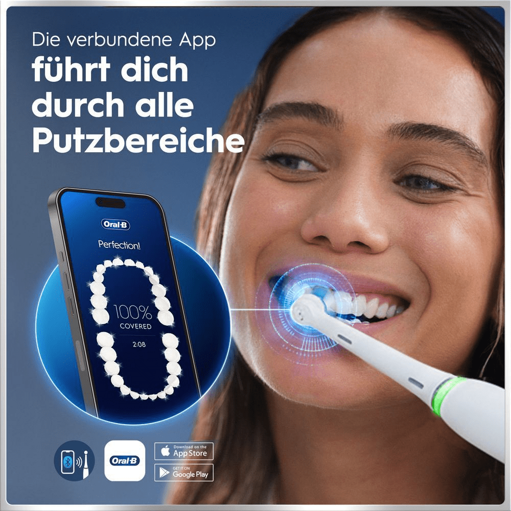 Oral-B App mit Echtzeit-Feedback fÃ¼hrt durch alle Zahnputzbereiche
