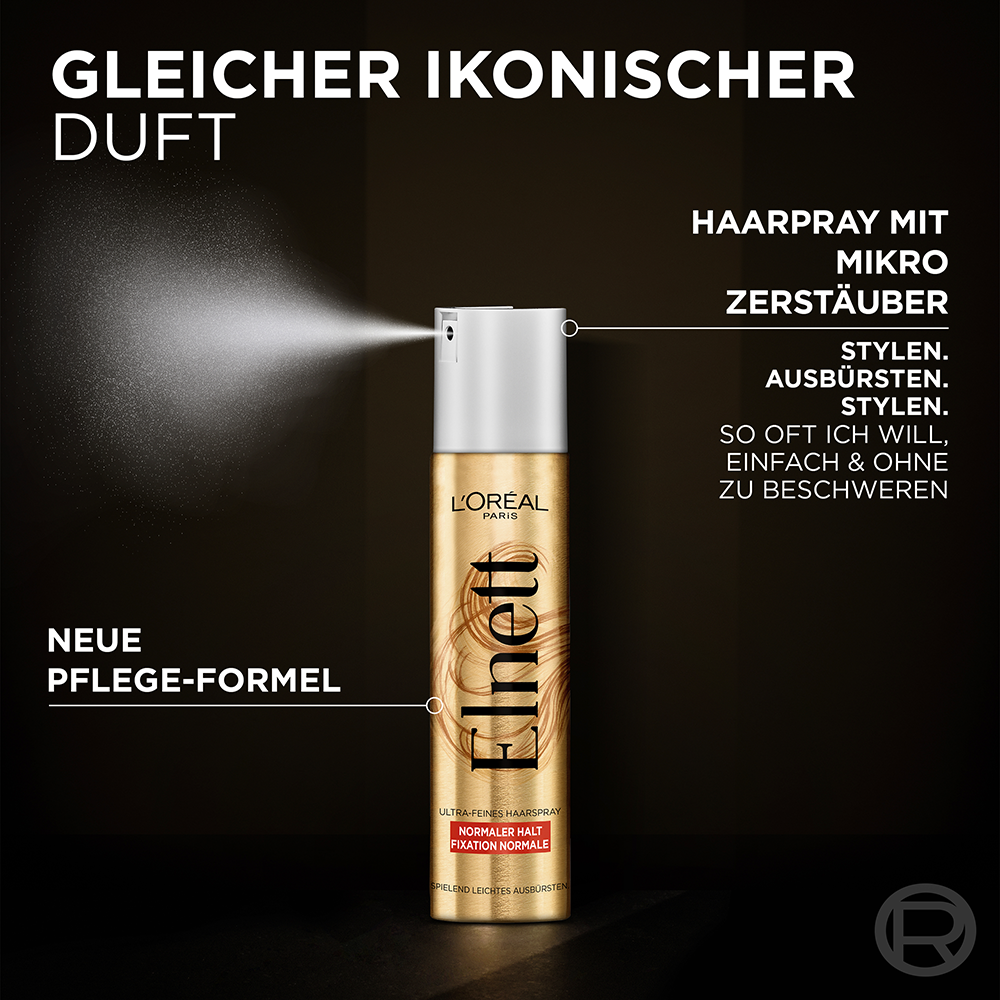 Bild: L'ORÉAL PARIS Elnett Haarspray Extra Starker Halt 