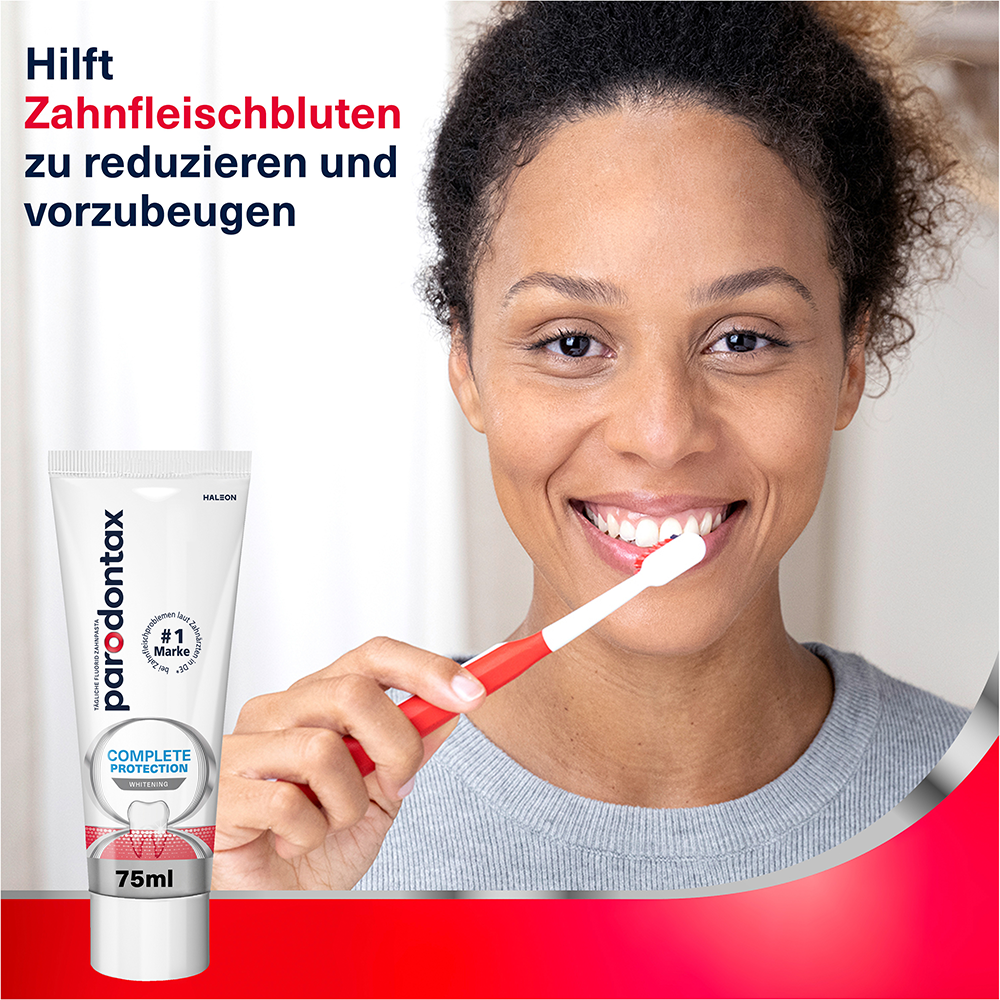 Bild: Parodontax Zahnpasta Complete Protection Whitening