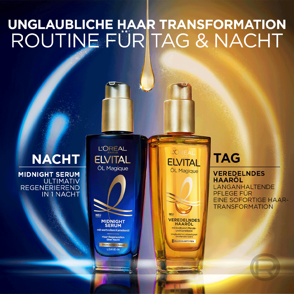 Bild: L'ORÉAL PARIS ELVITAL Öl Magique Midnight Serum