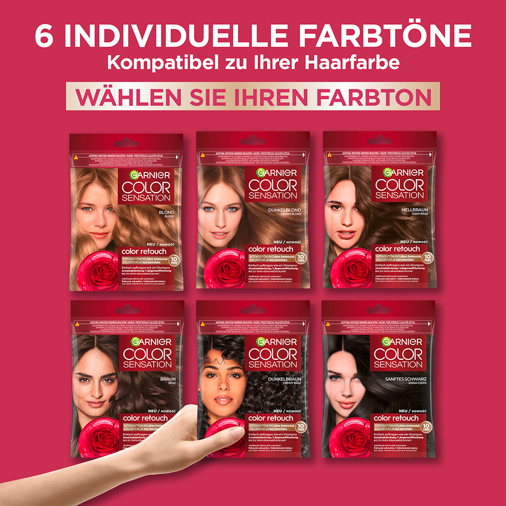 Bild: GARNIER Color Sensation Intensivtönung Dunkelbraun Dunkelbraun