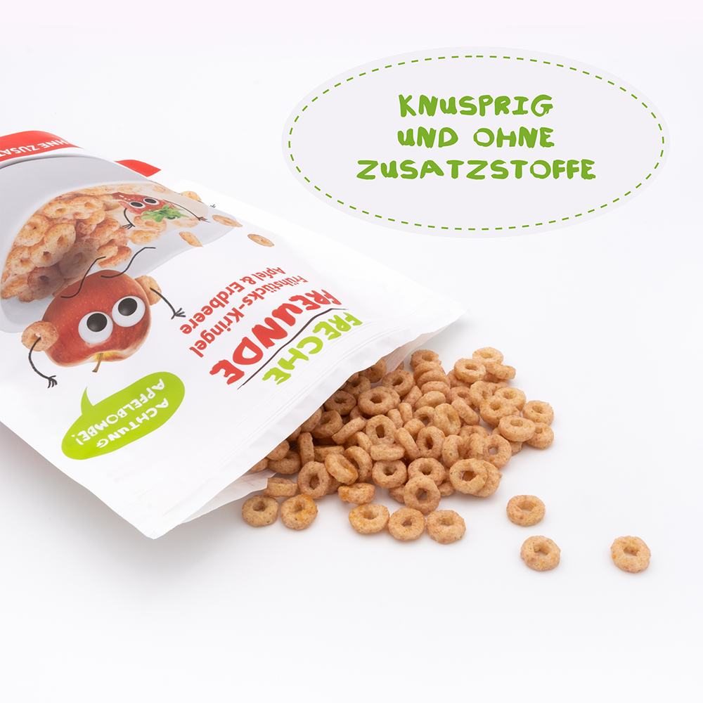 Bild: Freche Freunde Frühstücks-Kringel Apfel-Erdbeere