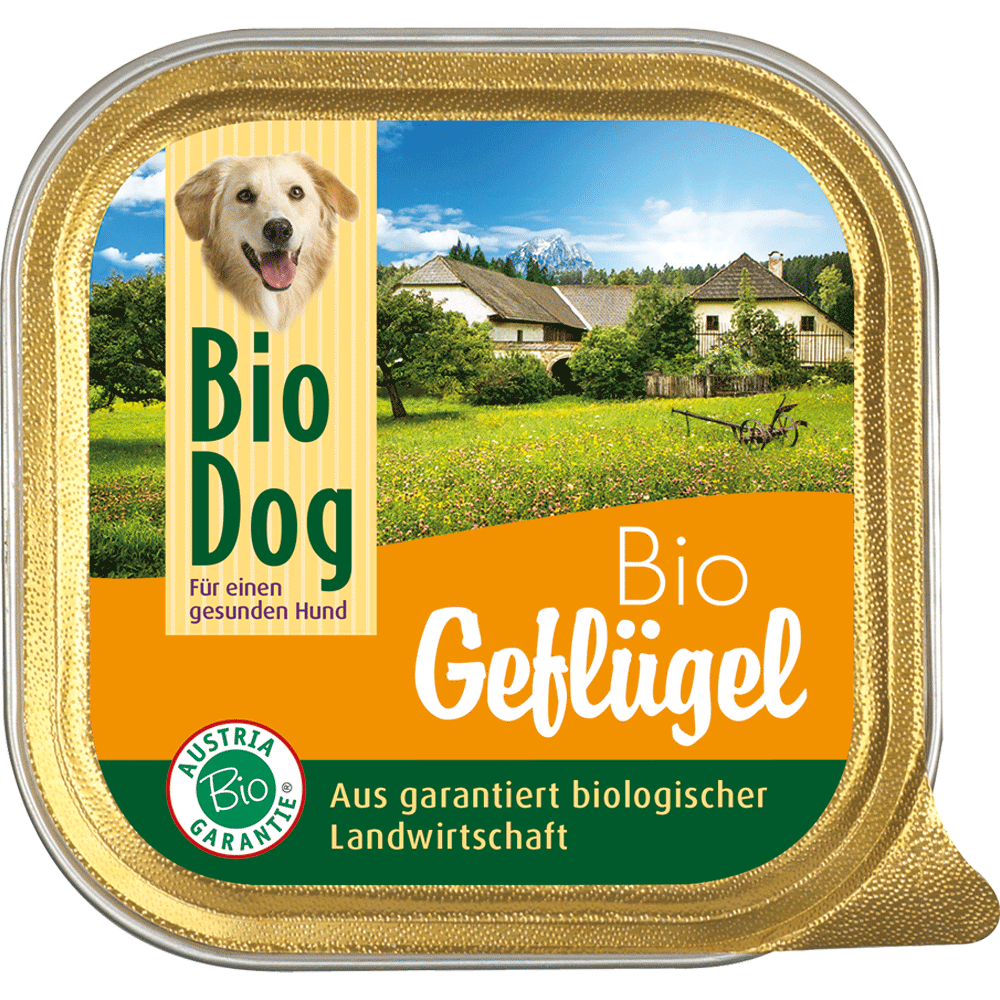Bild: Bio Dog Hunde Schale Geflügel