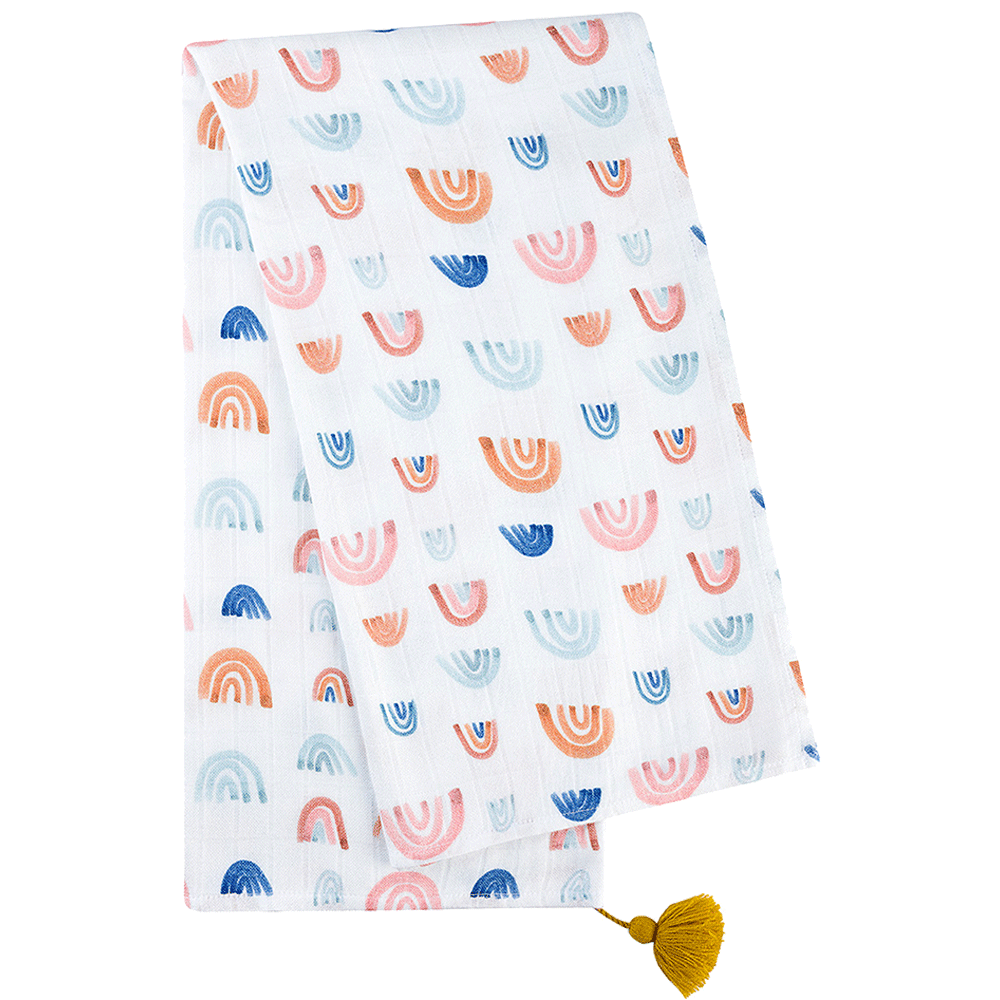 Bild: myHummy Wickeltuch Regenbogen 