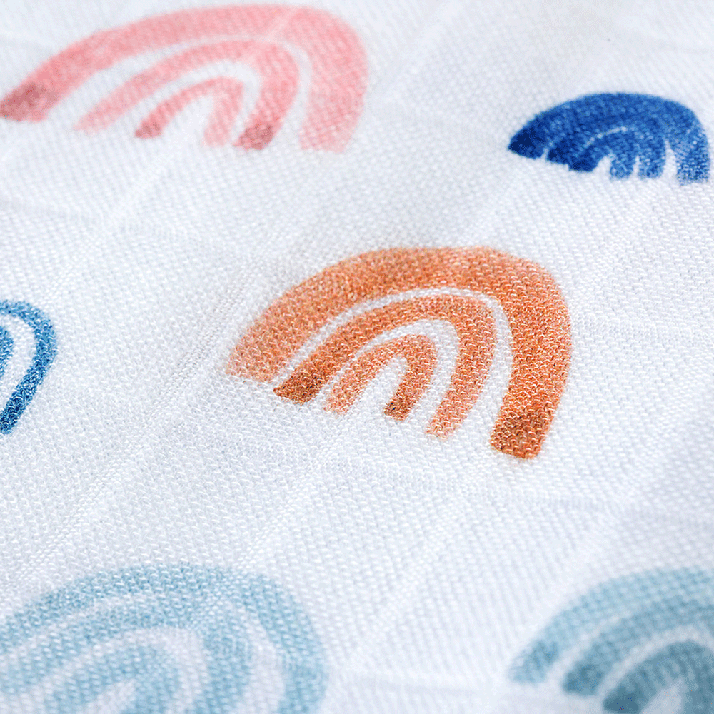 Bild: myHummy Wickeltuch Regenbogen 