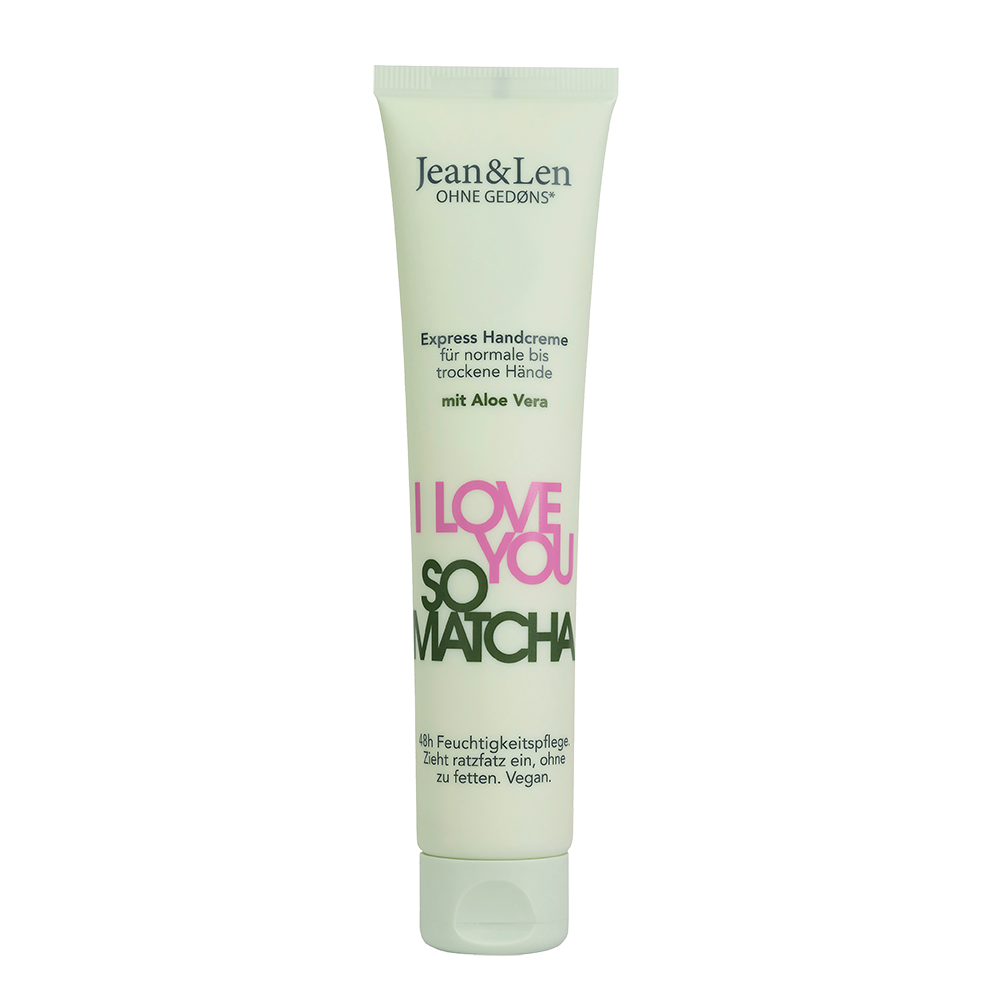 Bild: Jean&Len Express Handcreme I Love You So Matcha