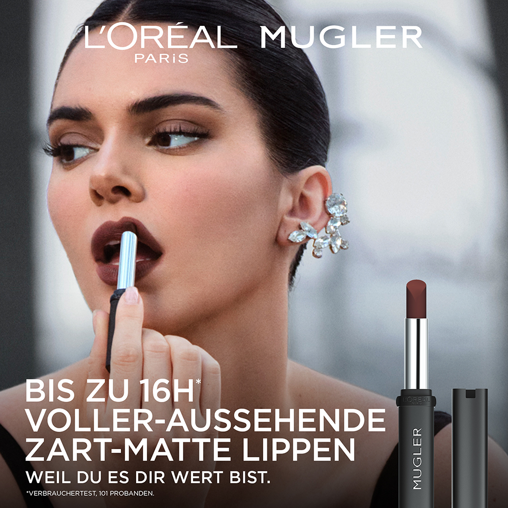 Bild: L'ORÉAL PARIS Mugler Power Matte Lipstick 03