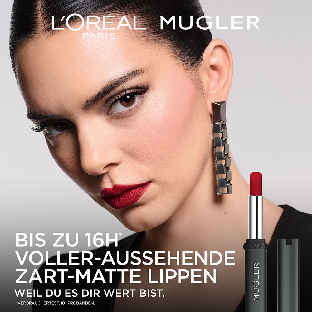 Bild: L'ORÉAL PARIS Mugler Power Matte Lipstick 1974