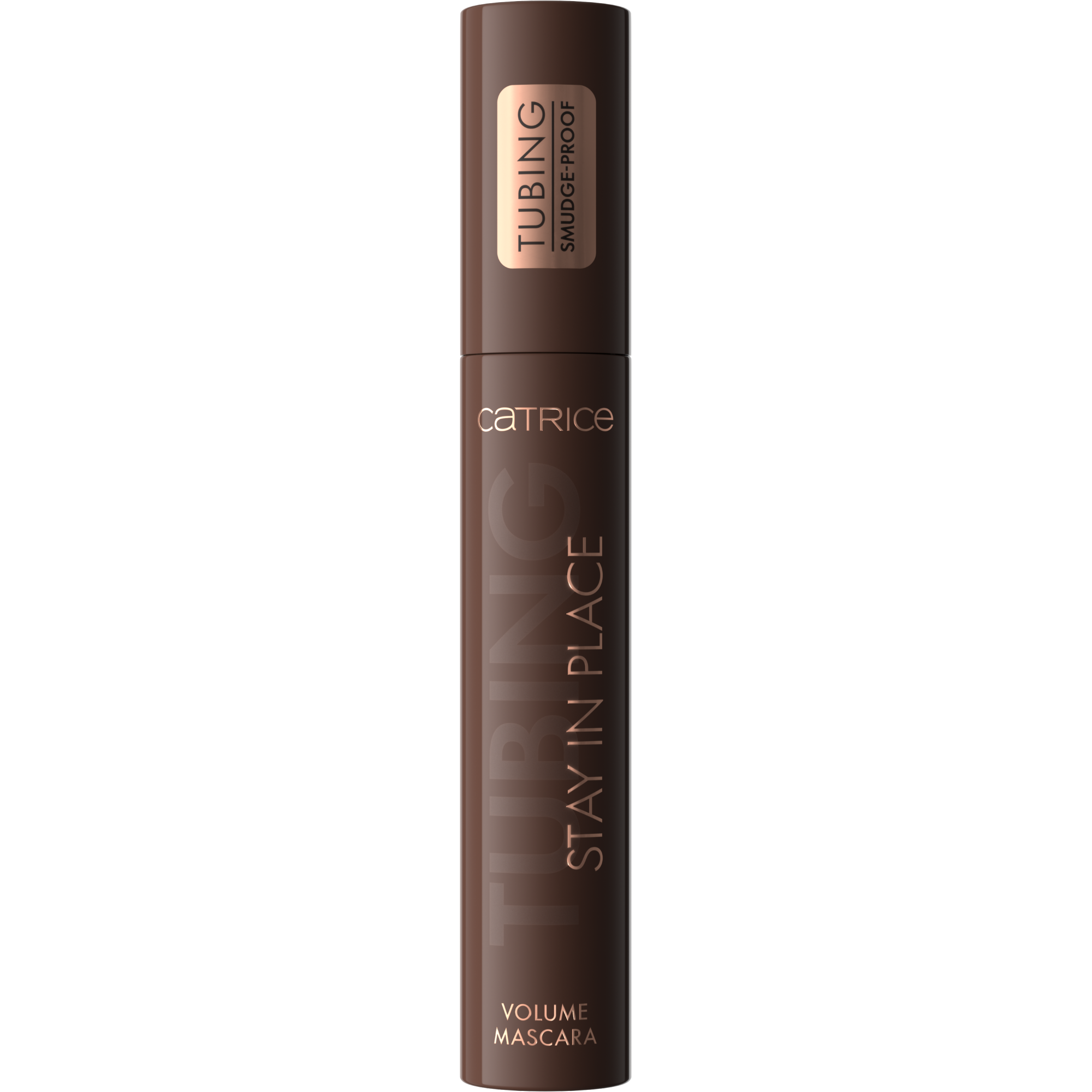 Bild: Catrice TUBING Stay In Place Volume Mascara Panda-Proof Brown 020