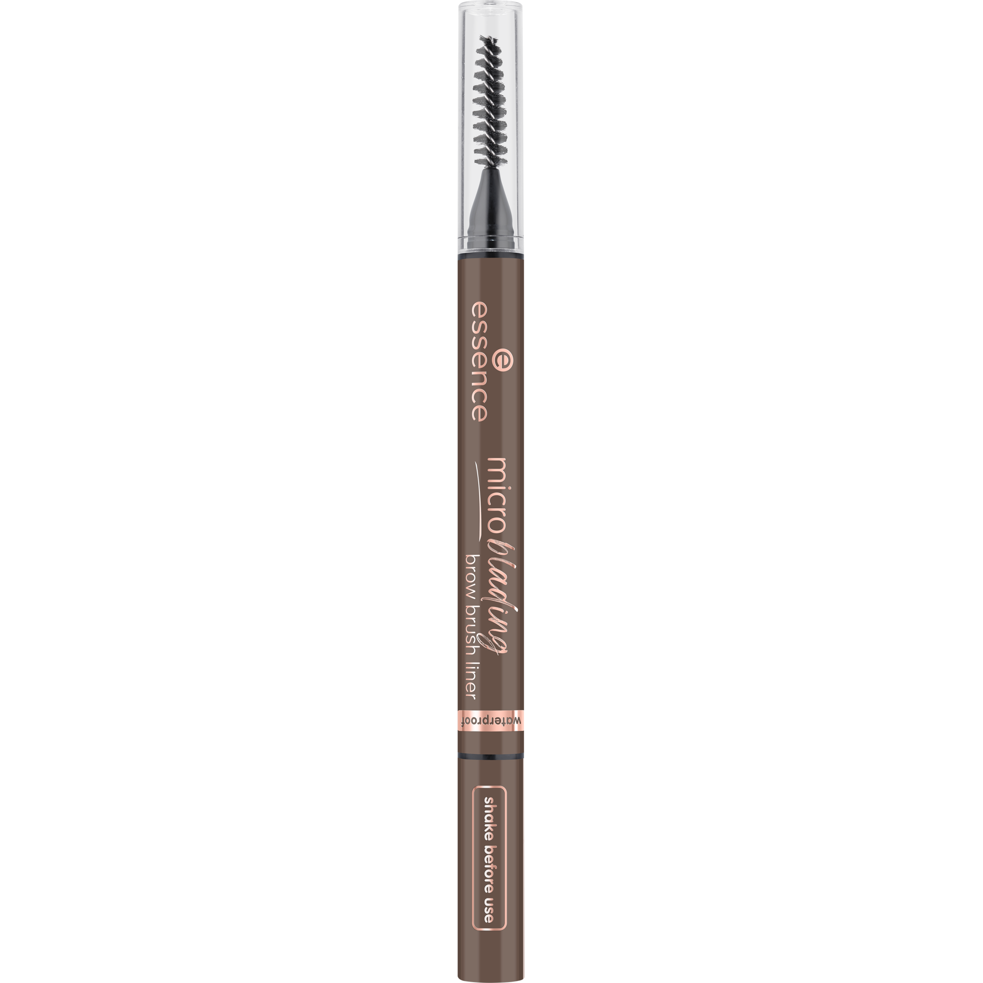Bild: essence microblading brow brush liner Dark Brown 04