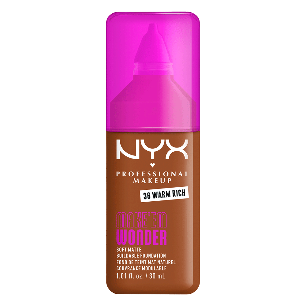Bild: NYX Professional Make-up Make 'EM Wonder Foundation Warm Rich 36