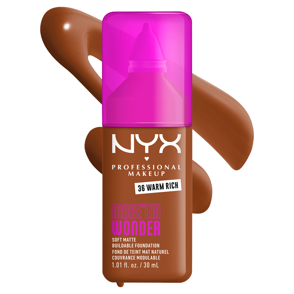 Bild: NYX Professional Make-up Make 'EM Wonder Foundation Warm Rich 36