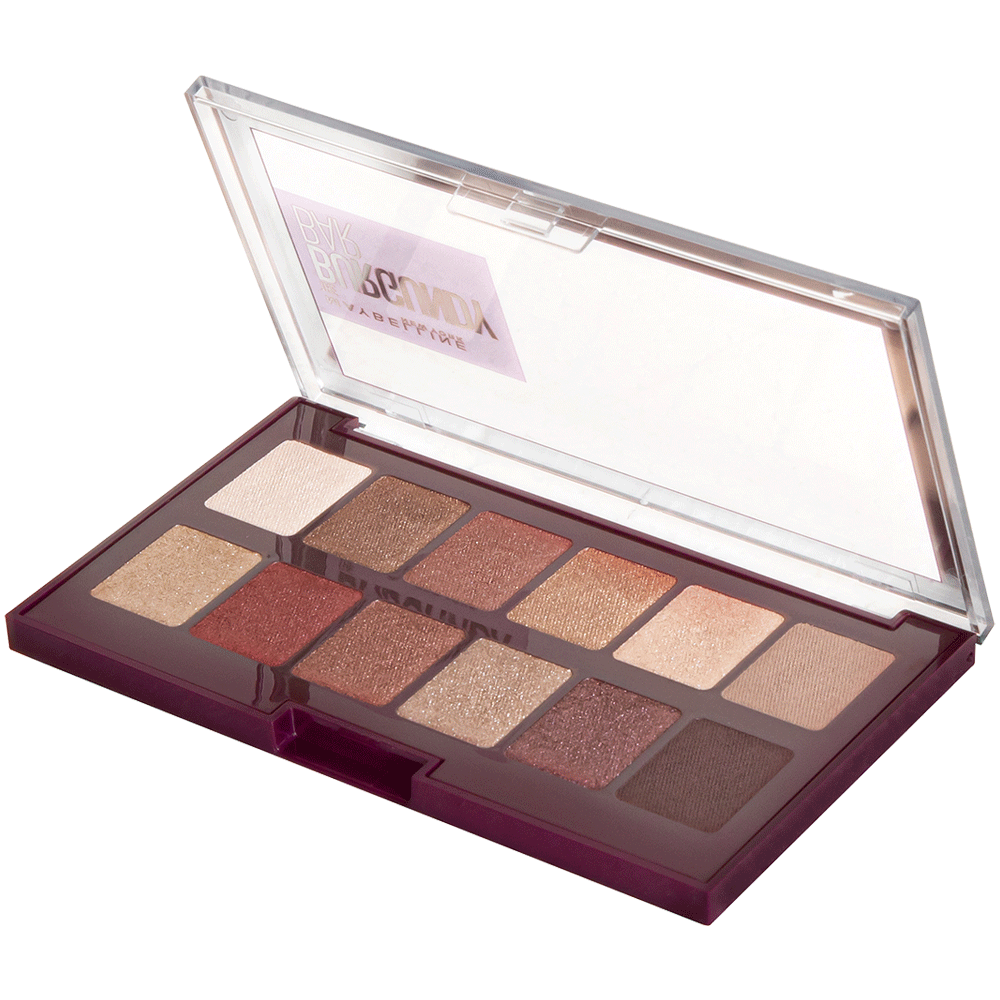 Bild: MAYBELLINE The Burgundy Bar Eyeshadow Palette Metallisches Finish