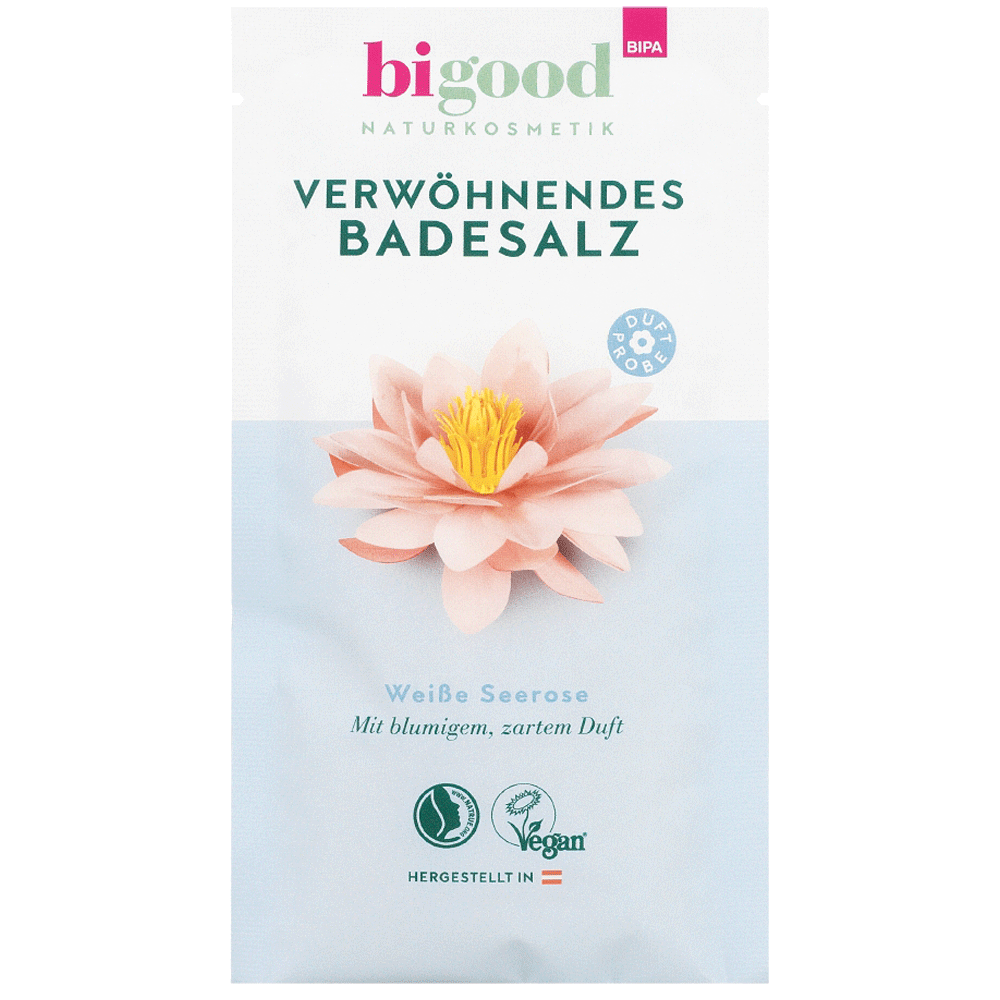 Bild: bi good Badesalz Weiße Seerose
