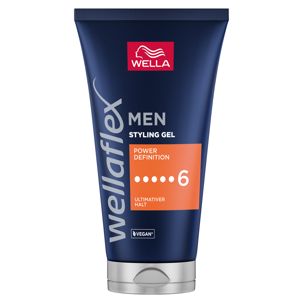 Bild: WELLA wellaflex Men Styling Gel Power Definition Ultimativer Halt 