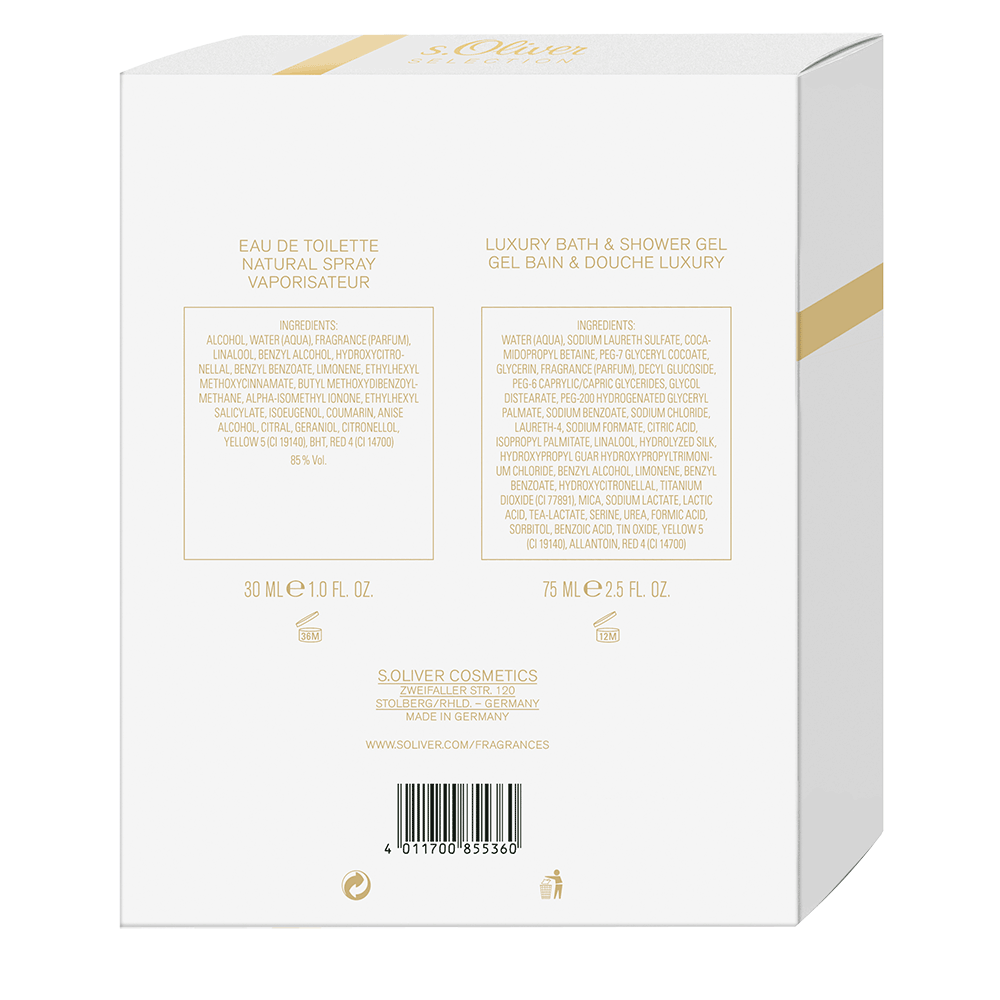Bild: s.Oliver Selection Woman Geschenkset Eau de Toilette 30 ml + Duschgel 75 ml