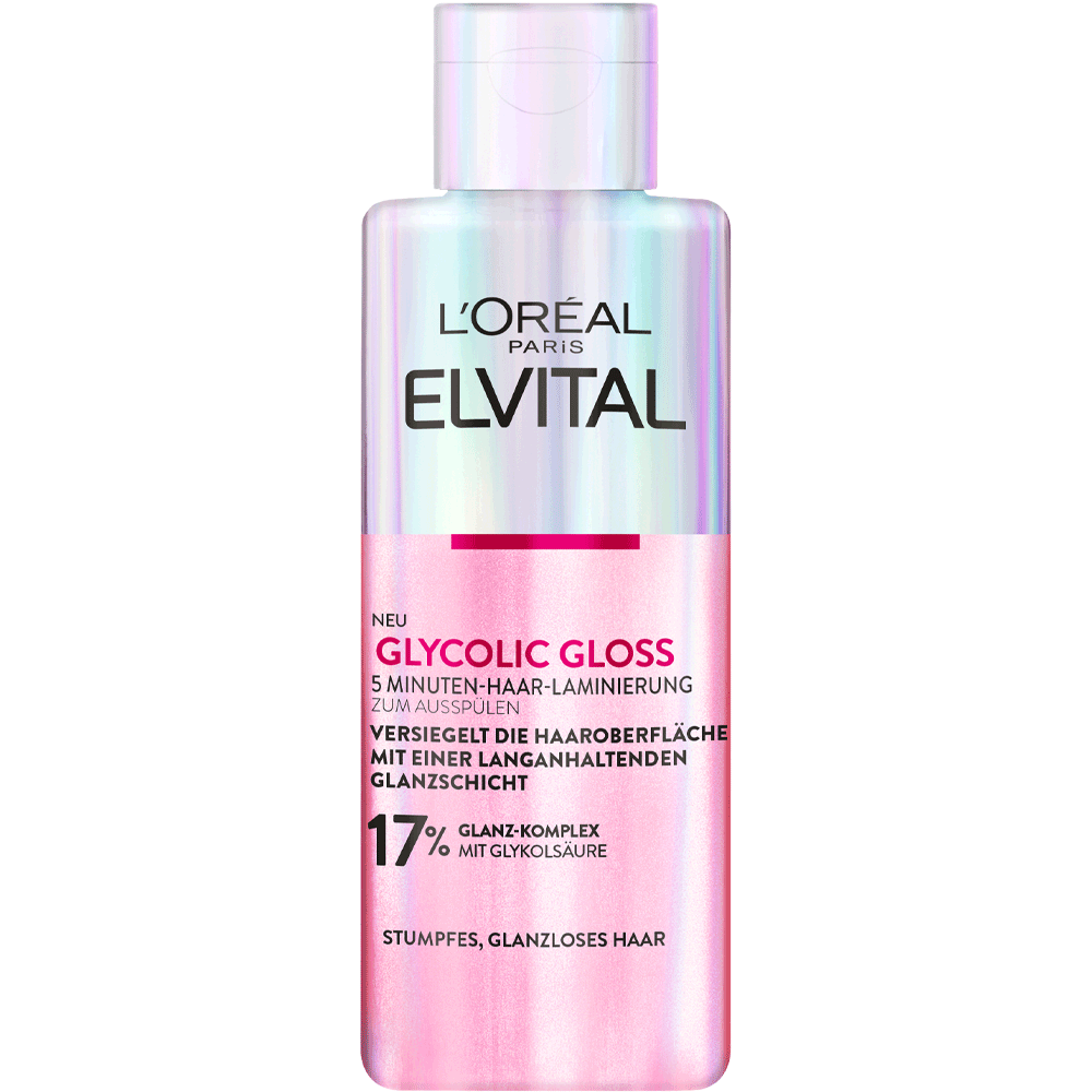 Bild: L'ORÉAL PARIS ELVITAL Glycolic Gloss 5 Minuten Haar-Laminierung