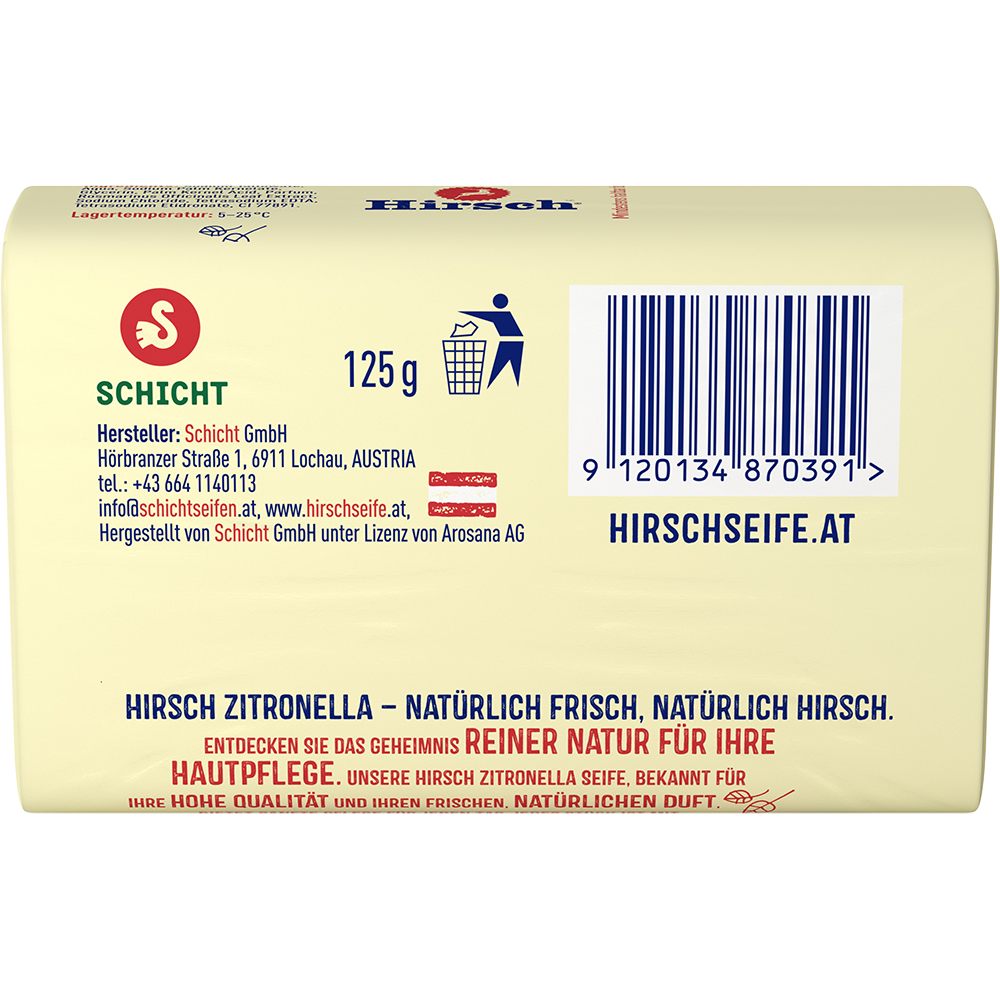 Bild: Hirsch Feste Seife Rosmarin 