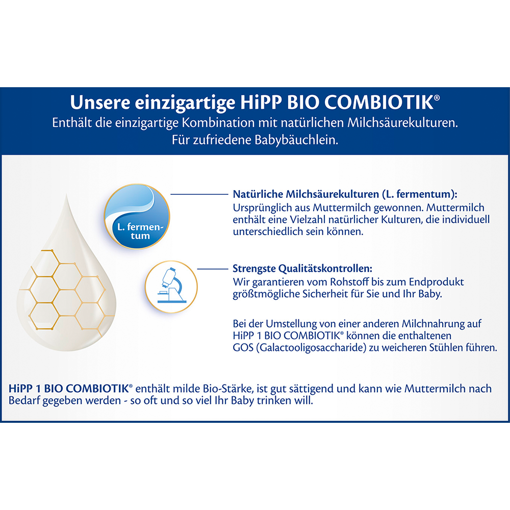 Bild: HiPP Bio Combiotik Anfangsmilch 1 