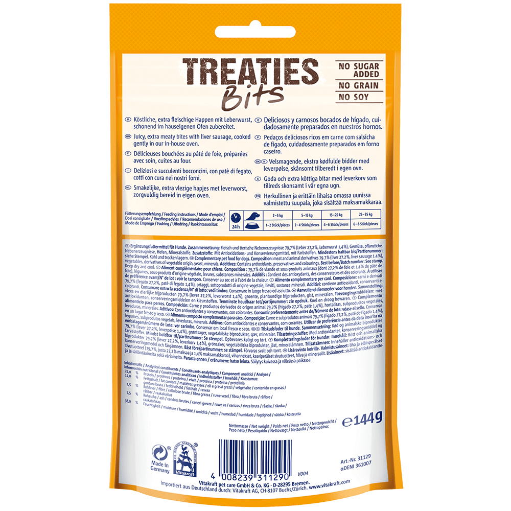 Bild: Vitakraft Treaties Bits Leberwurst