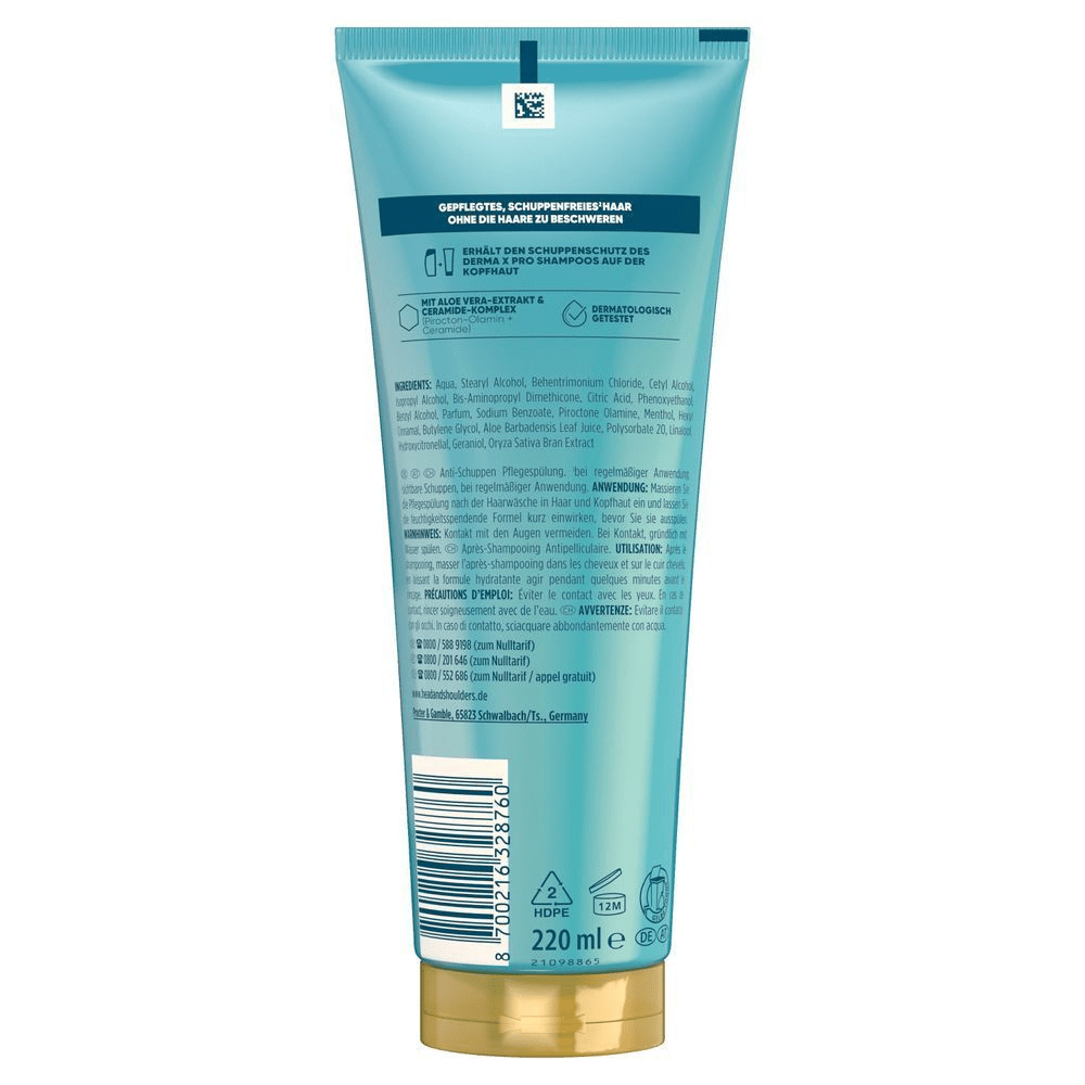 Bild: head & shoulders DERMAXPRO Beruhigende Haar-und Kopfhautpflegespülung 