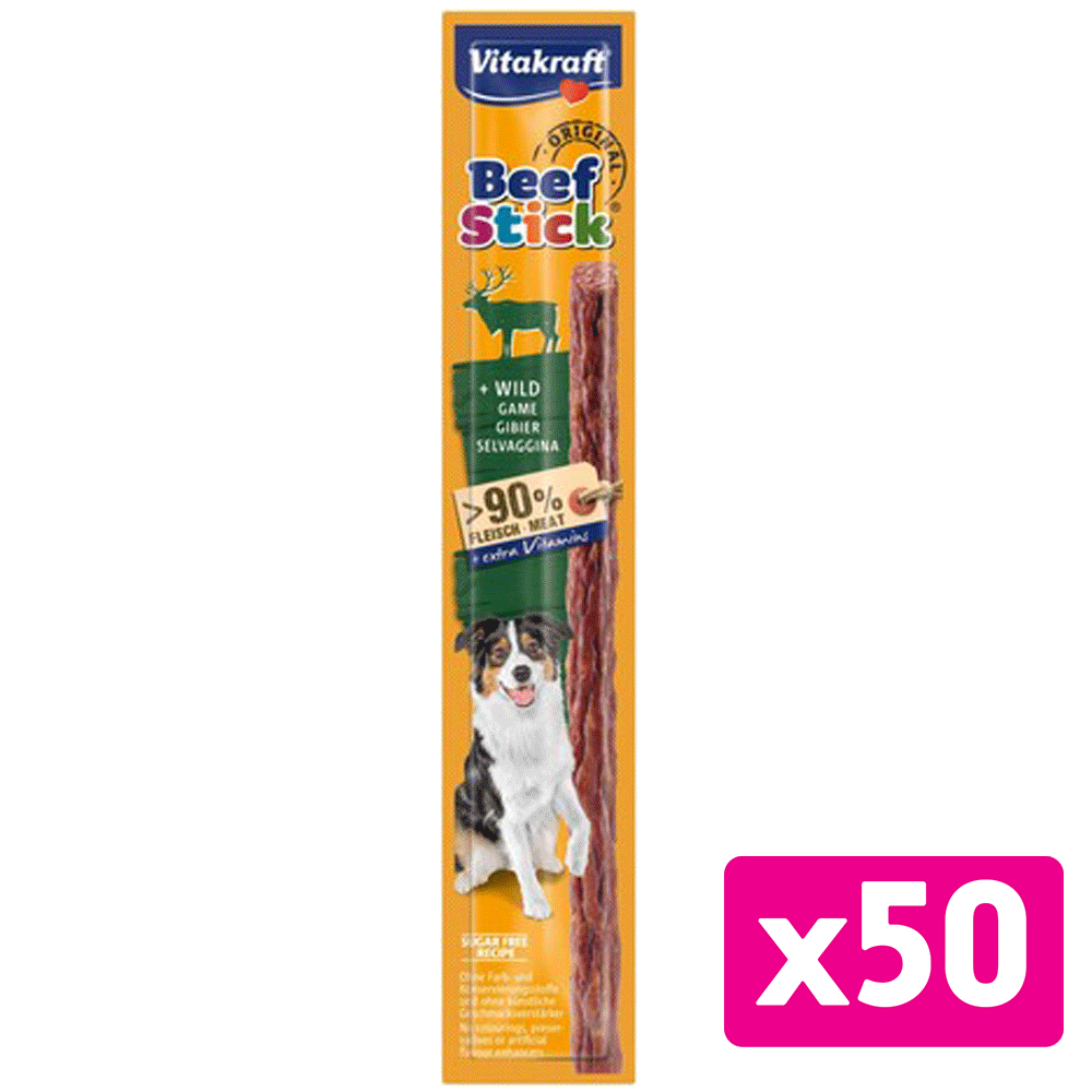 Bild: Vitakraft Beef Stick mit Wild 