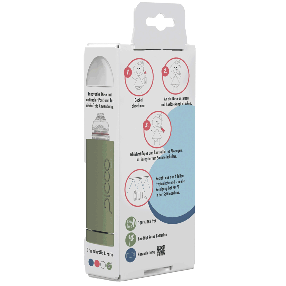 Bild: picco pocket Nasensauger grün