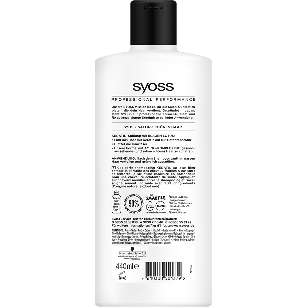 Bild: syoss Spülung Keratin 
