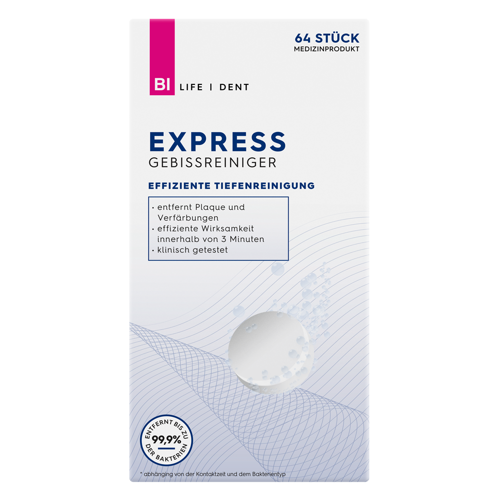 Bild: BI LIFE DENT Express Gebissreiniger