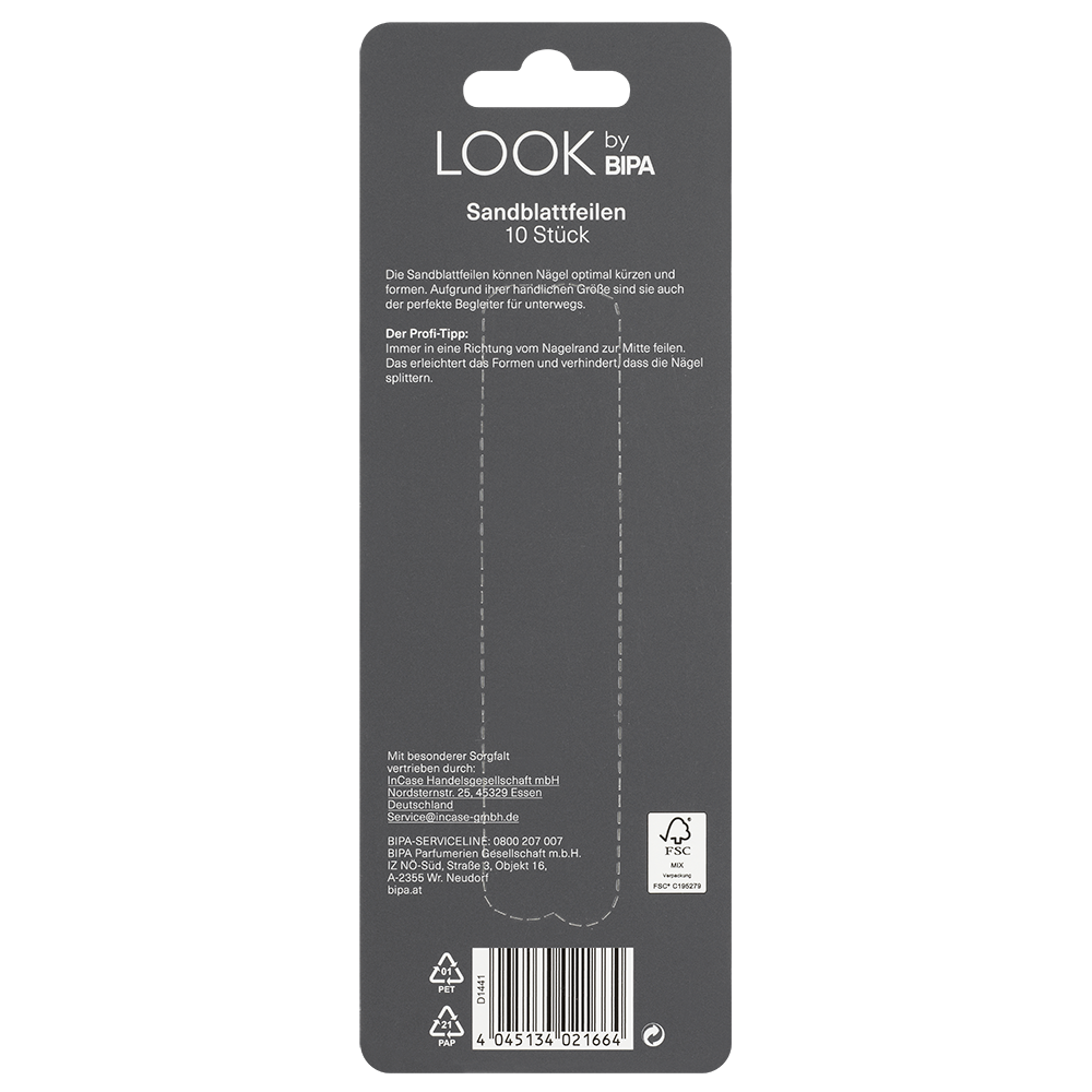 Bild: LOOK BY BIPA Sandblattfeilen 