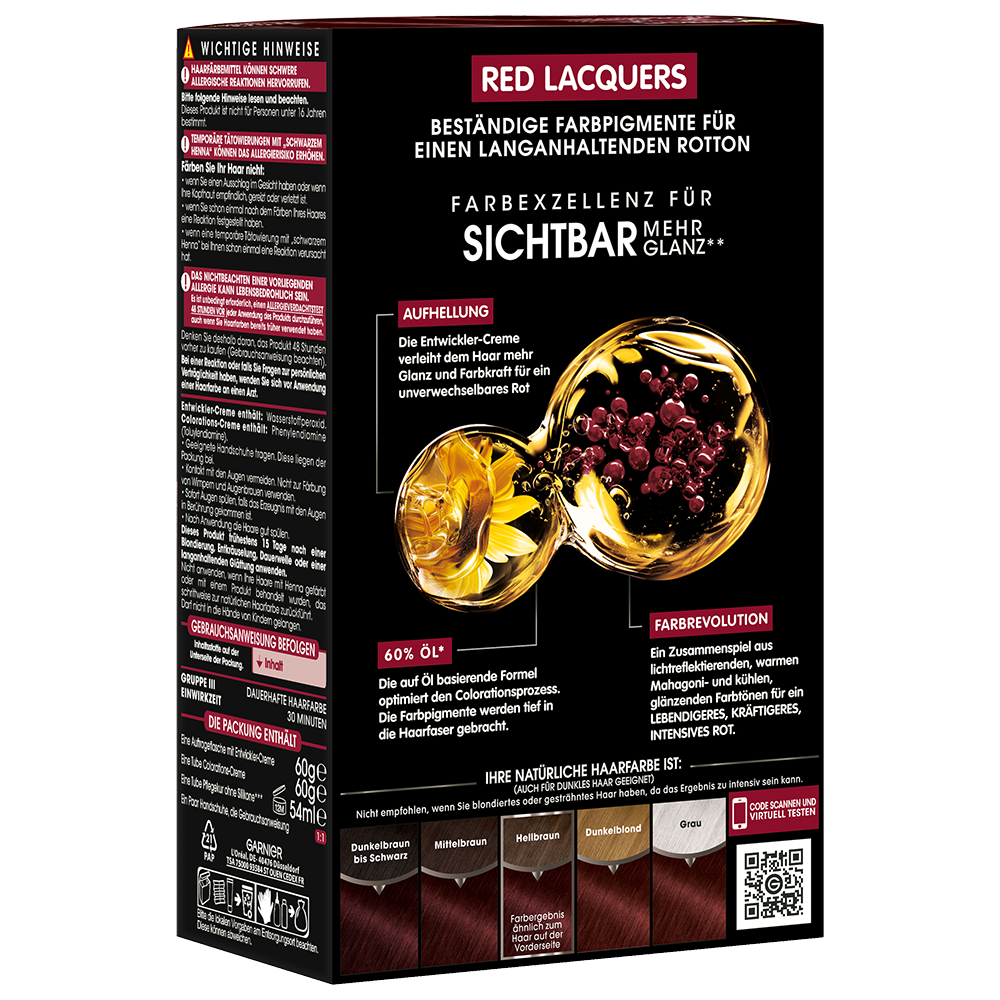 Bild: GARNIER Olia Red Lacquers Glänzendes Weinrot