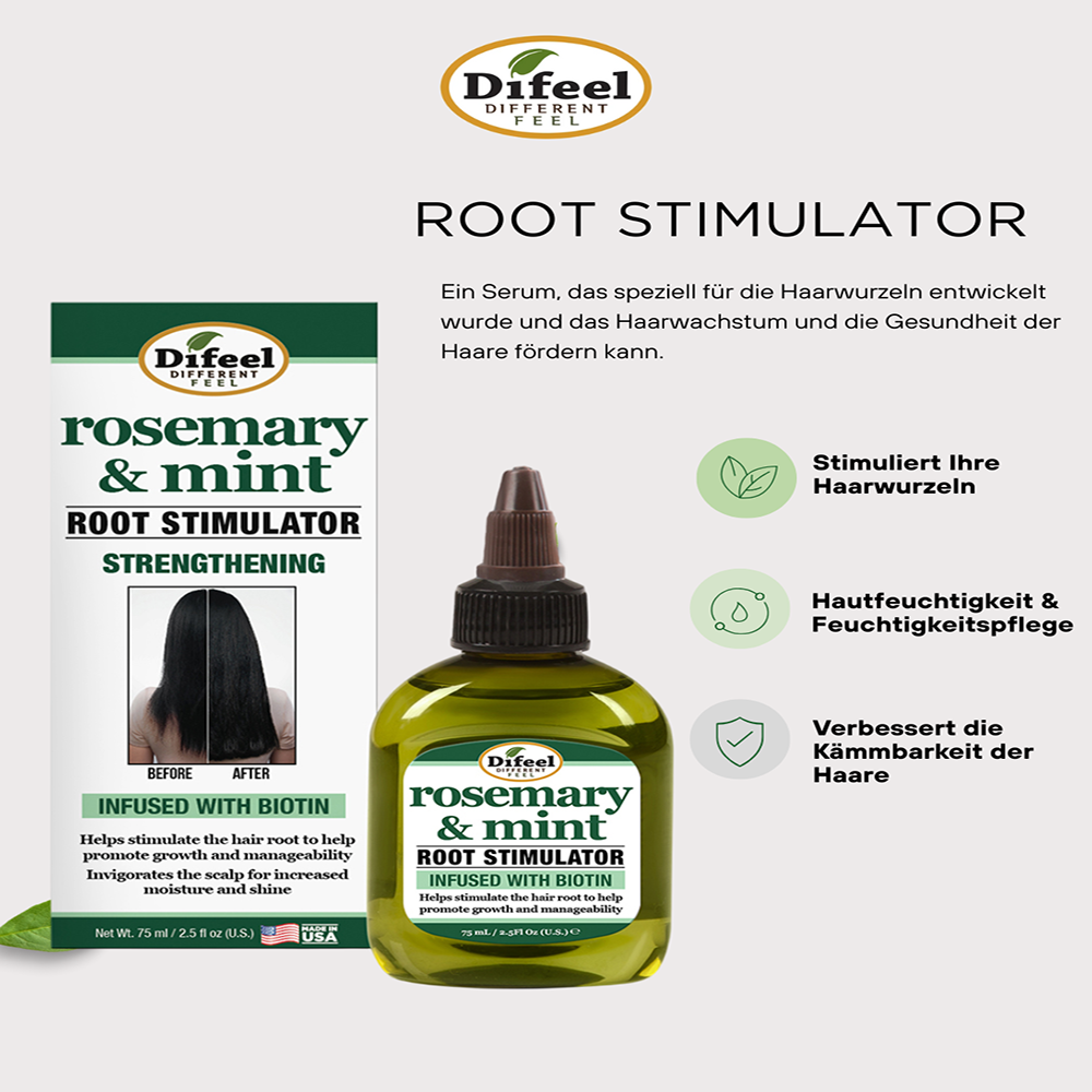 Bild: Difeel Root Stimulator Rosemary and Mint 