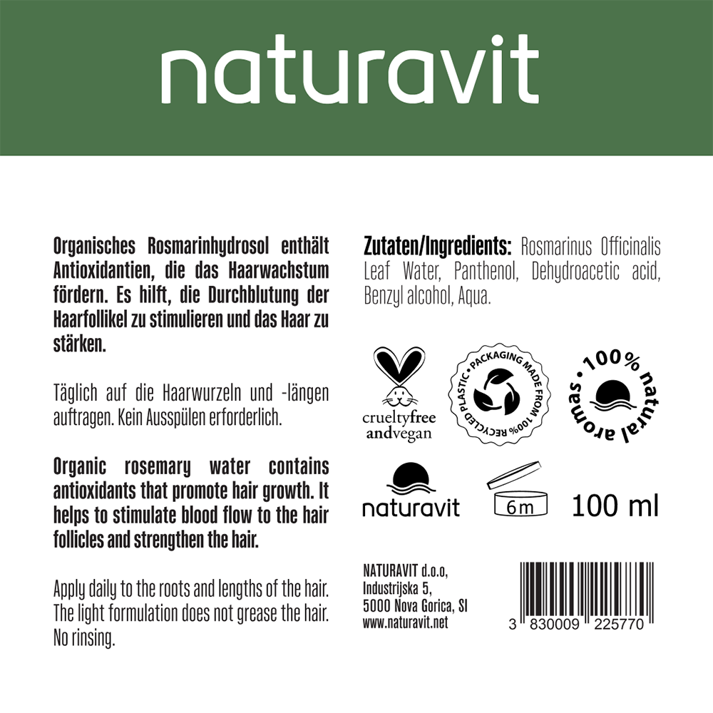 Bild: Naturavit Rosmarinwasser 
