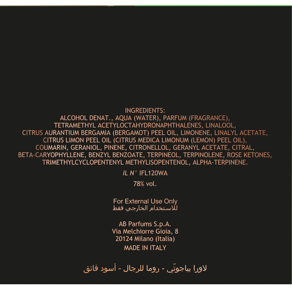 Bild: Laura Biagiotti Roma Uomo Nero Estremo Eau de Parfum Intense 