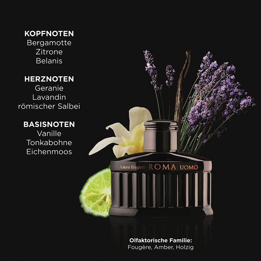 Bild: Laura Biagiotti Roma Uomo Nero Estremo Eau de Parfum Intense 