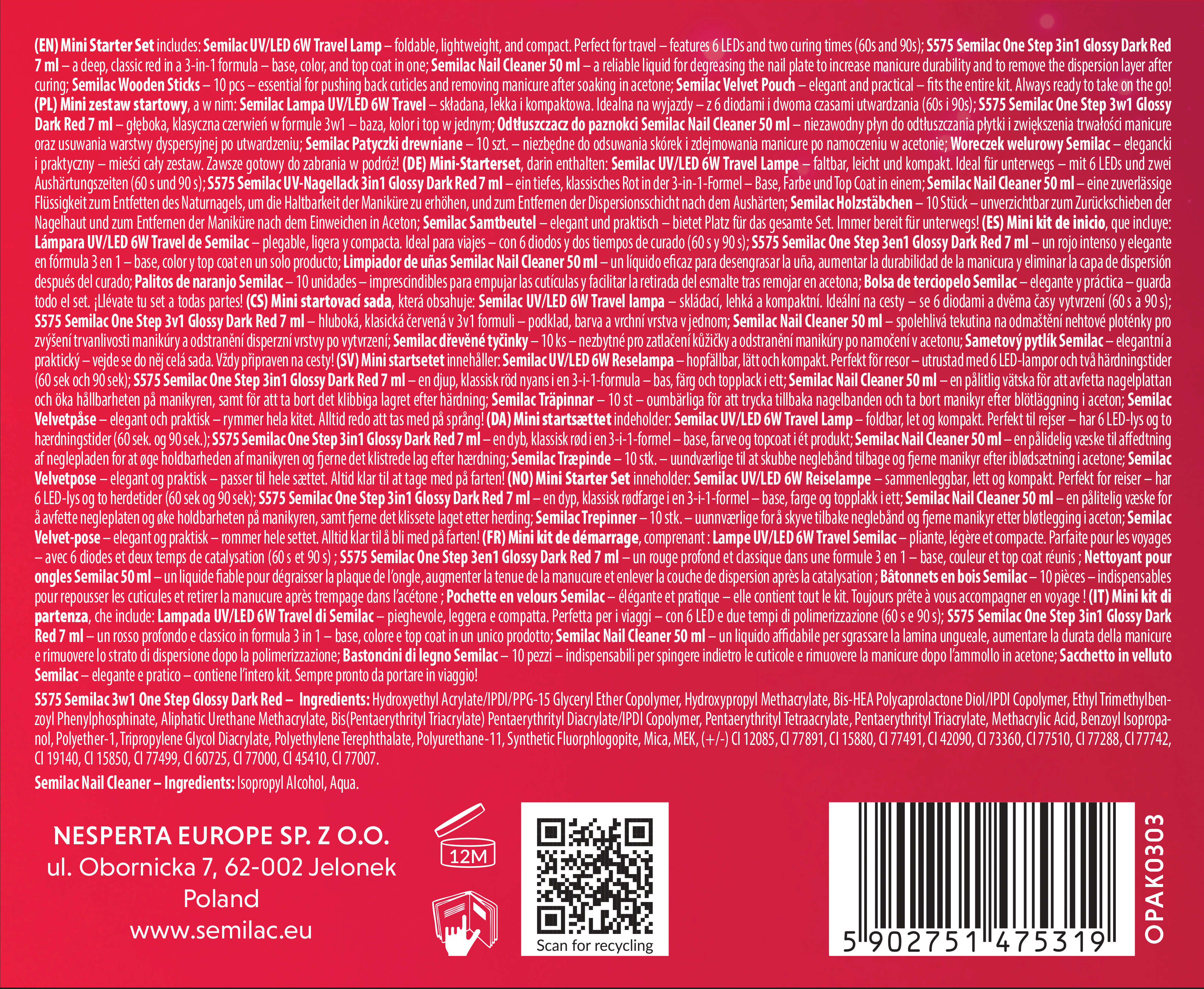 Bild: Semilac Travel With Me Set 