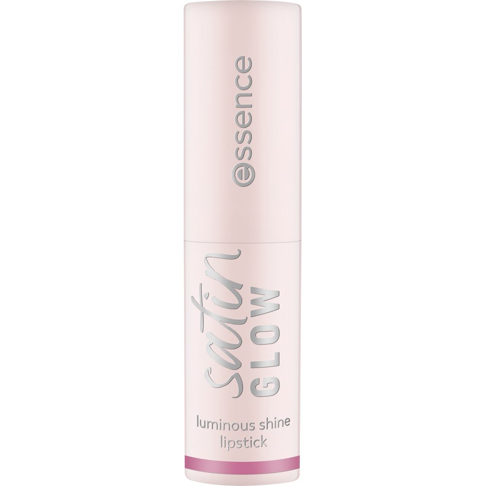 Bild: essence satin GLOW luminous shine lipstick Let´s Get Mauvin 04