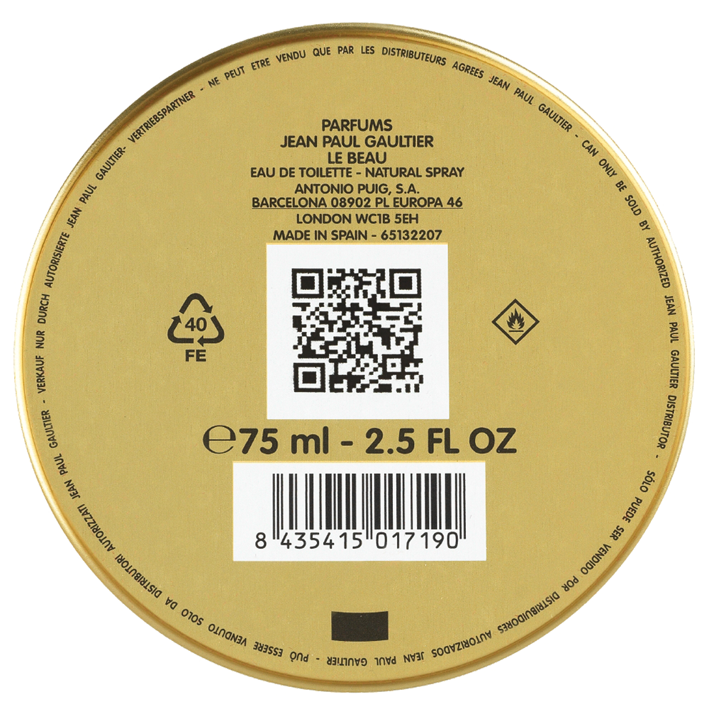 Bild: Jean Paul Gaultier Le Beau Eau de Toilette 