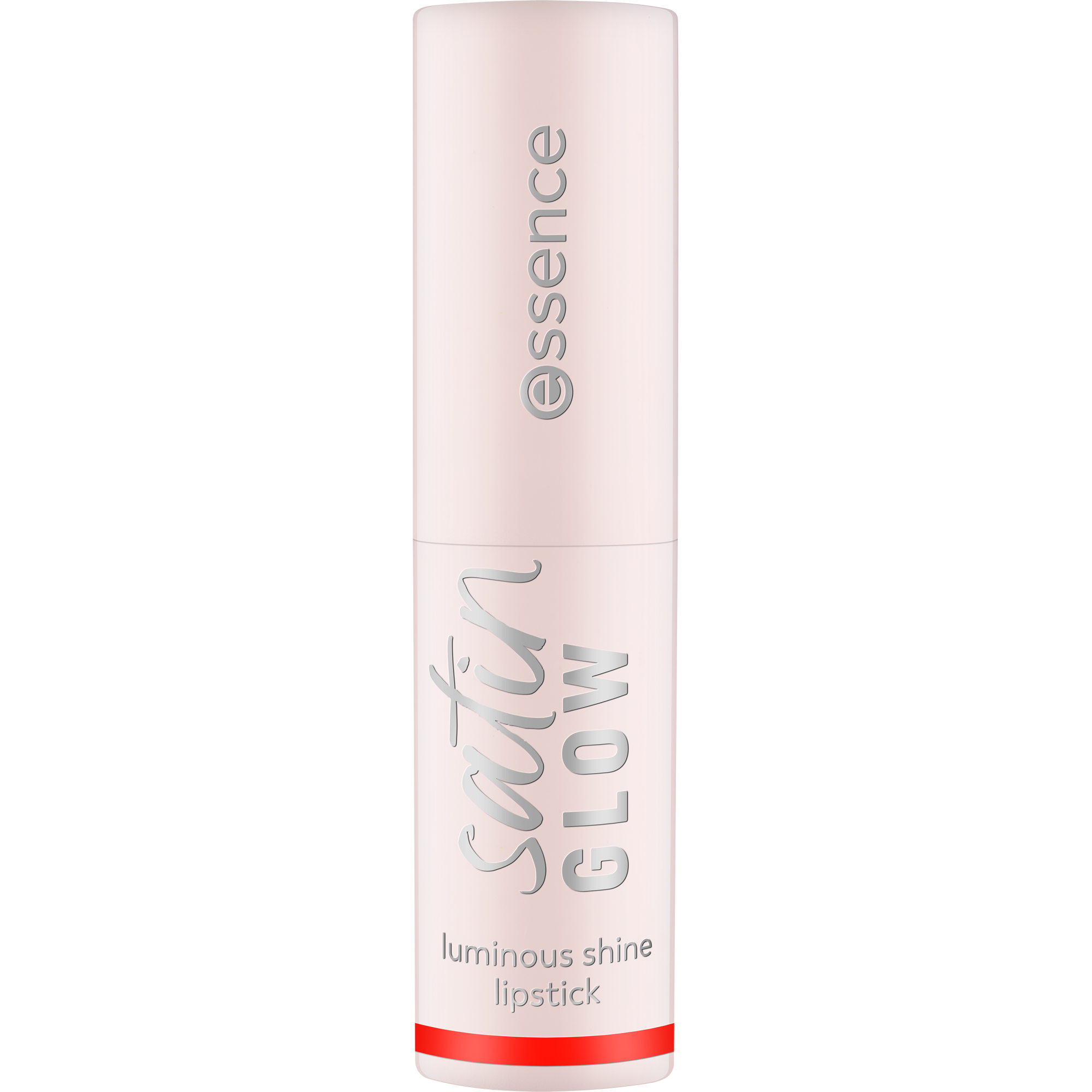 Bild: essence satin GLOW luminous shine lipstick Coral It A Day 07
