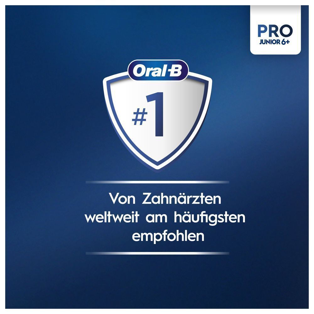 Bild: Oral-B Pro Junior Elektrische Zahnbürste, Weiß 