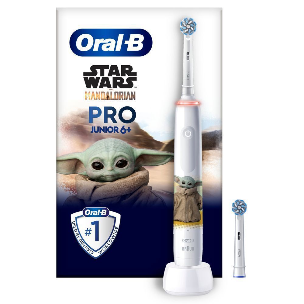Bild: Oral-B Pro Junior Elektrische Zahnbürste, Weiß 