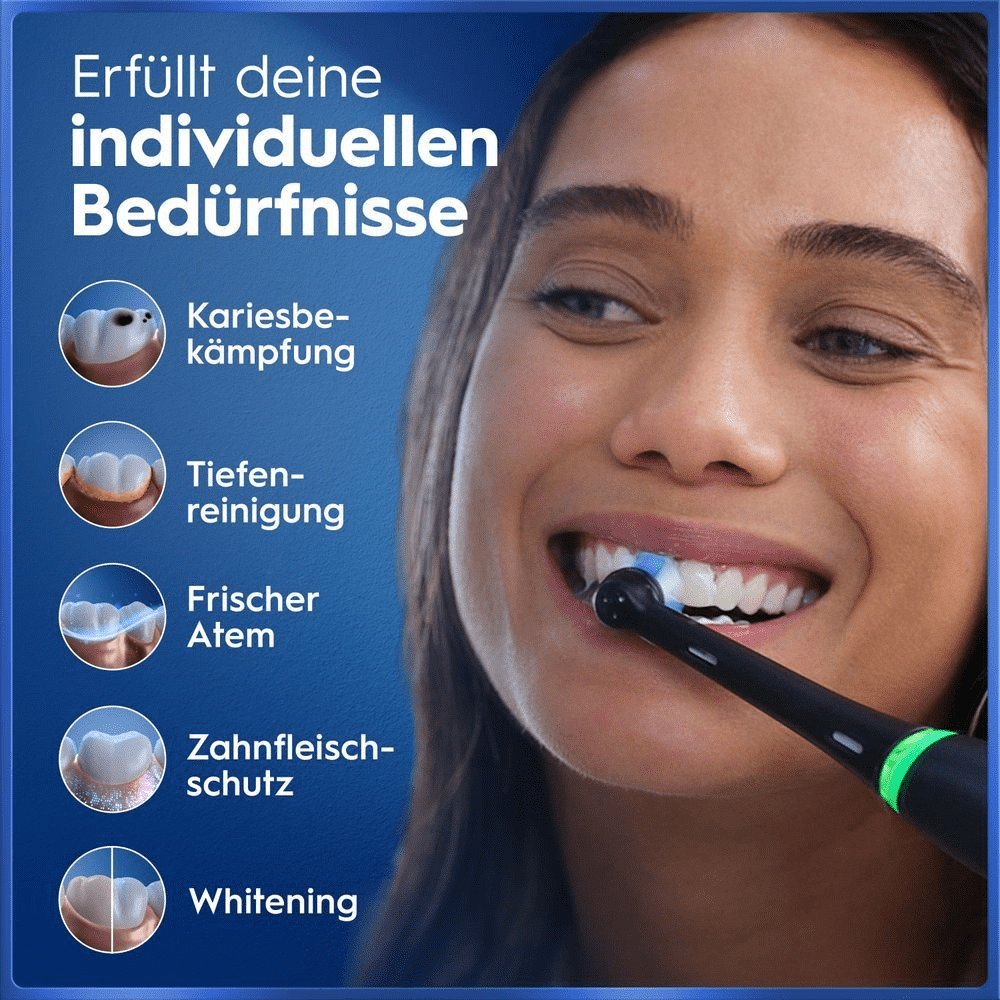 Bild: Oral-B iO Series 5 Elektrische Zahnbürste, Matt Black 