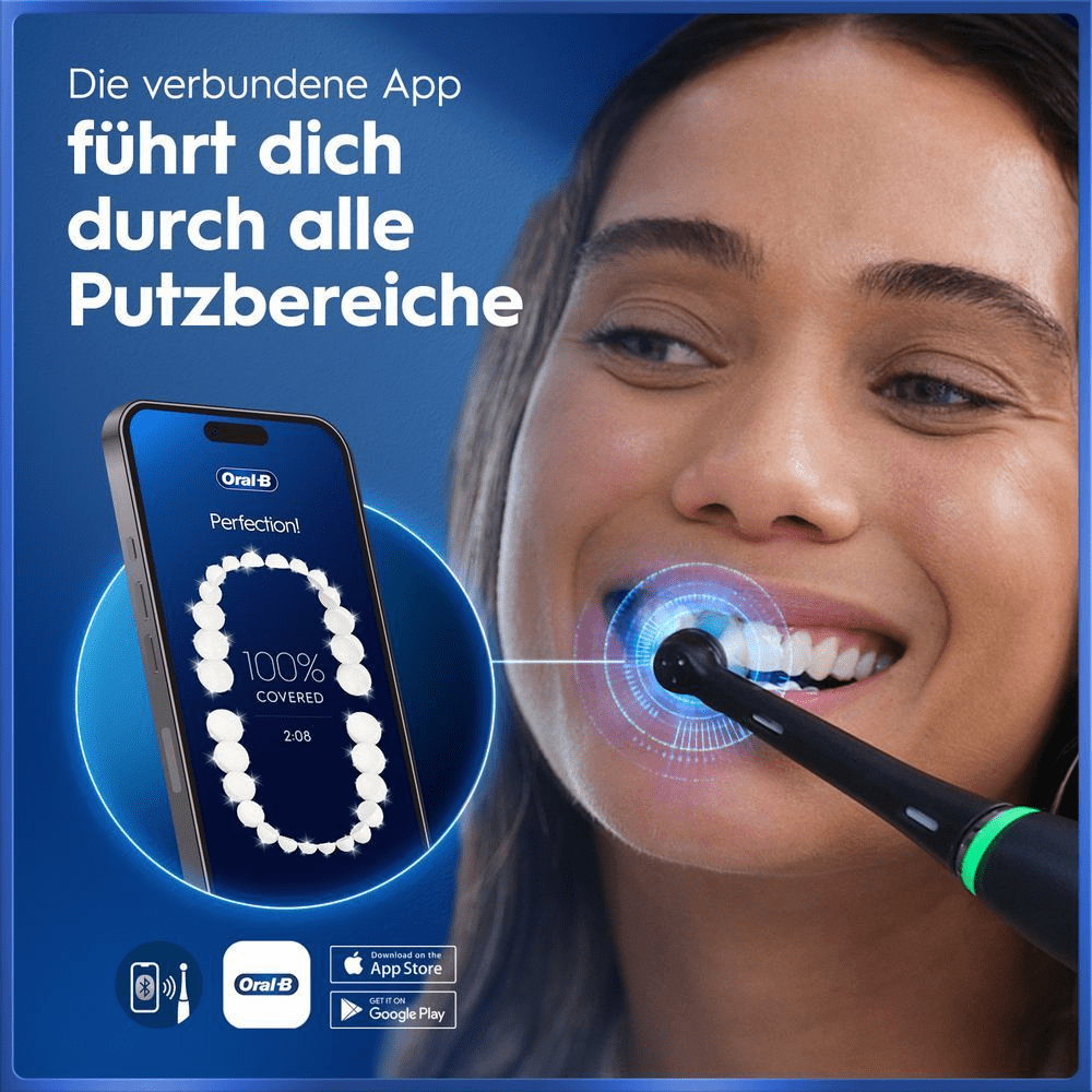 Bild: Oral-B iO Series 5 Elektrische Zahnbürste, Matt Black 