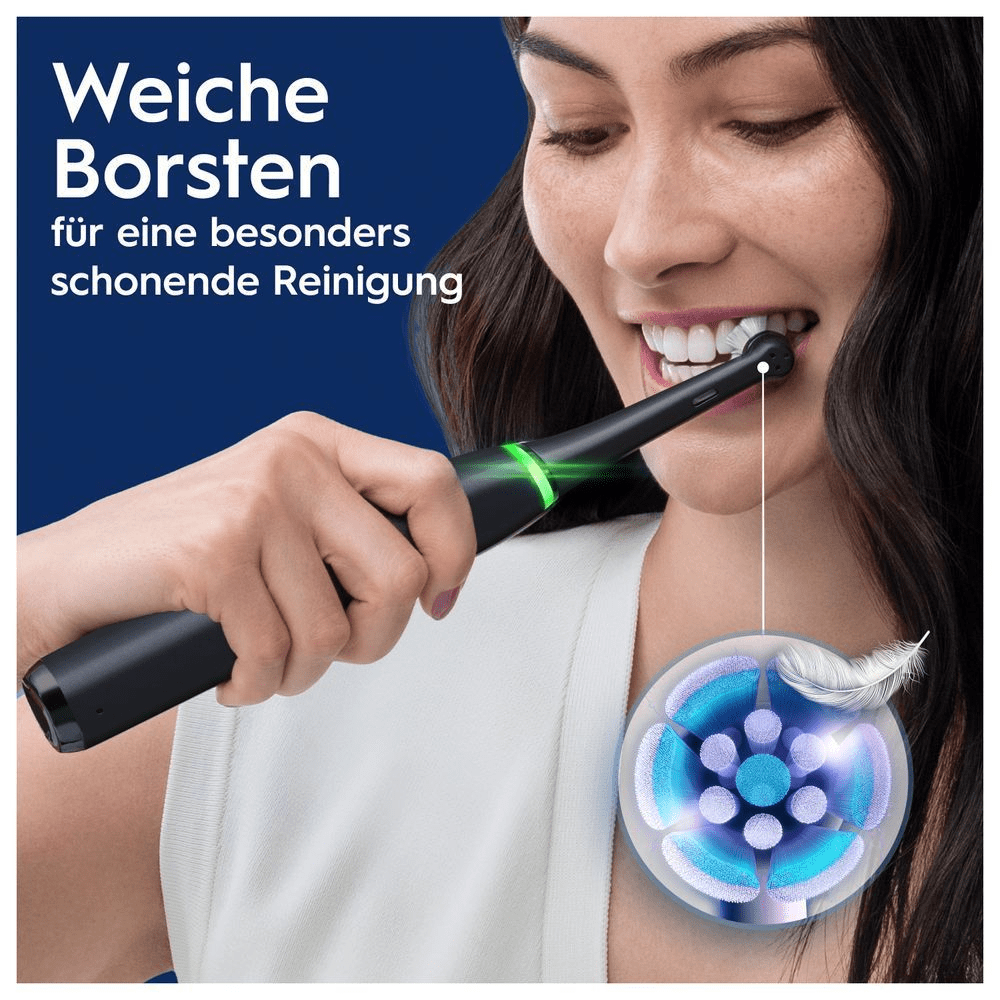 Bild: Oral-B iO 8 Duo Elektrische Zahnbürsten, Black Onyx/White Slabaster 