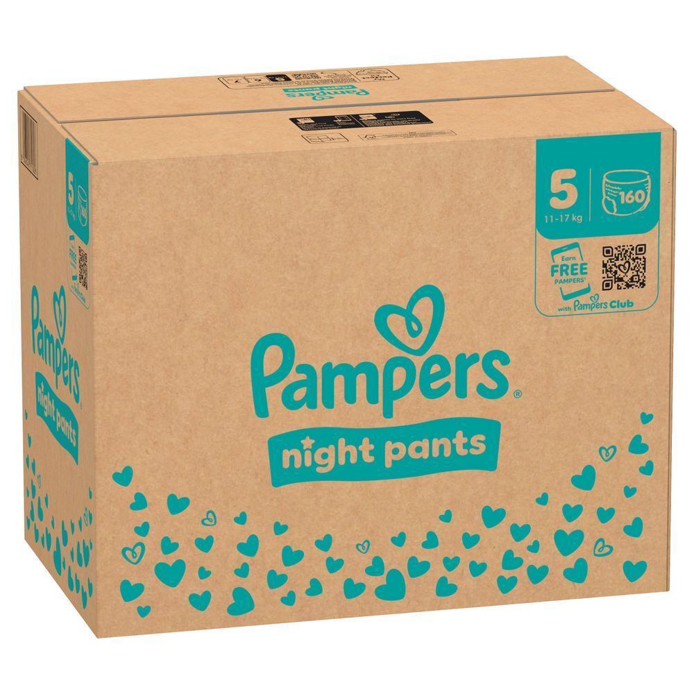 Bild: Pampers Night Pants Größe 5, 12kg-17kg, Monatsbox 