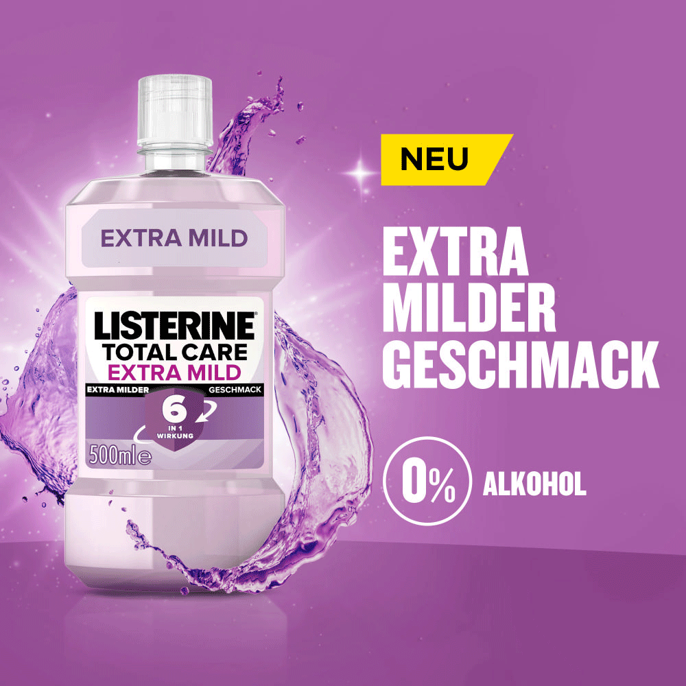 Bild: LISTERINE Total Care Extra Mild Mundspülung 