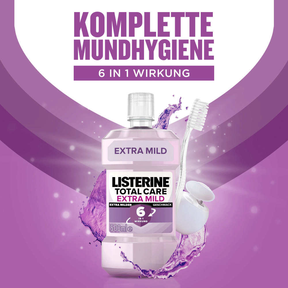 Bild: LISTERINE Total Care Extra Mild Mundspülung 