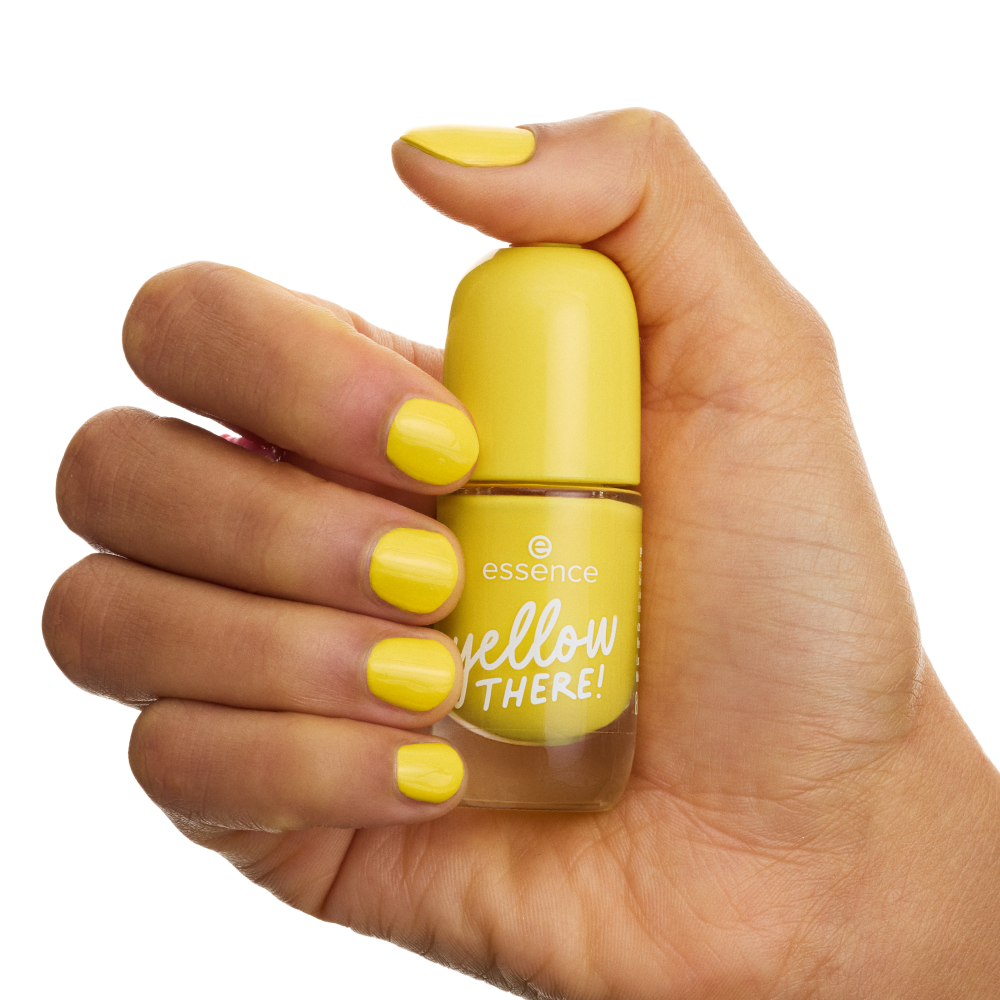 Bild: essence gel nail colour yellow THERE!