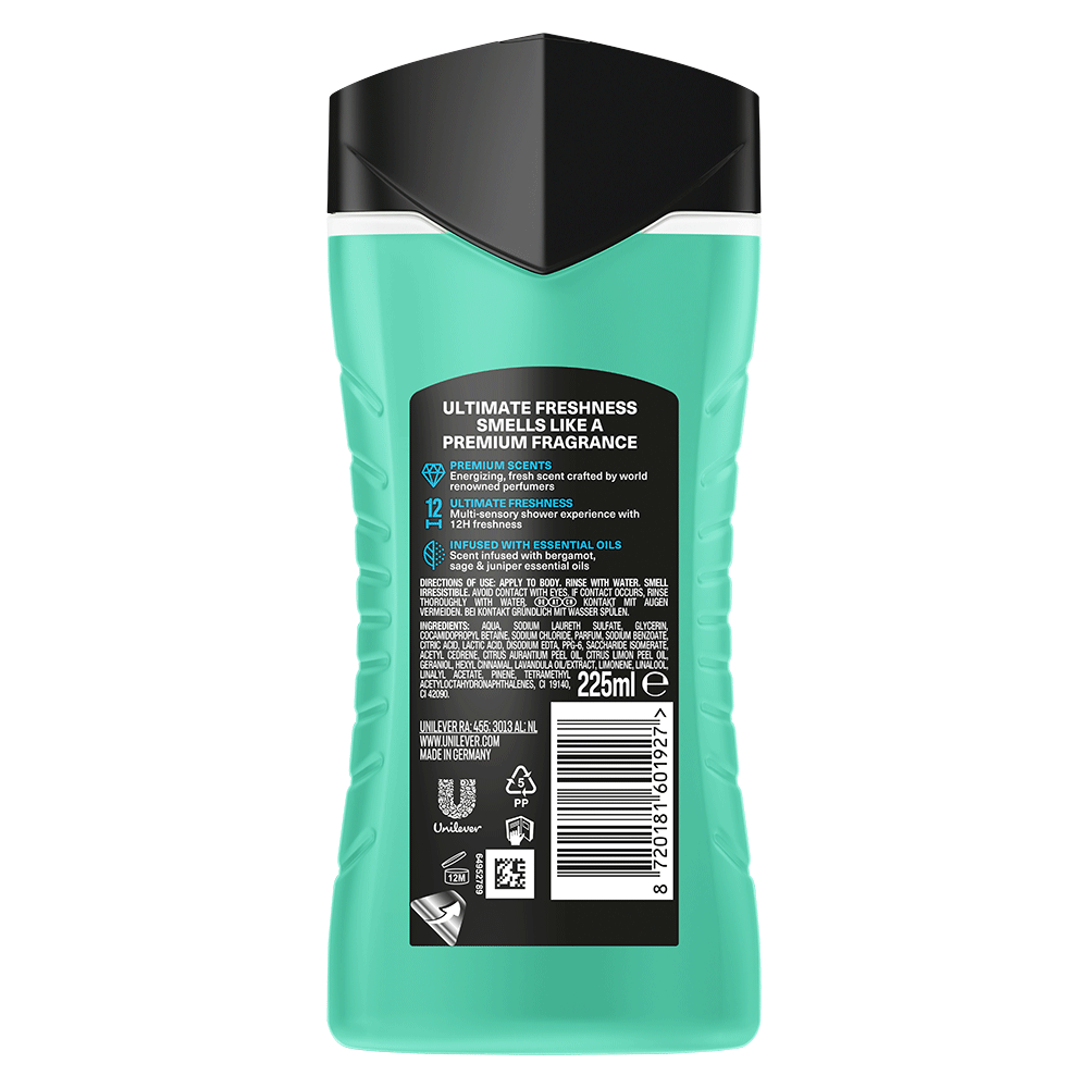 Bild: AXE Fine Fragrance Dusche Aqua Bergamot 